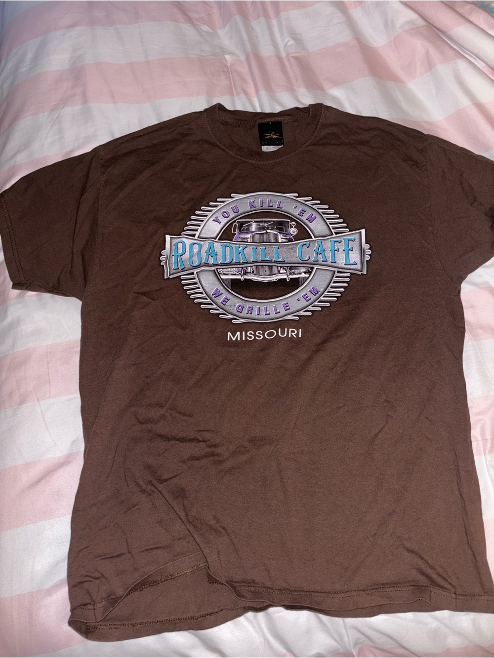 Roadkill Cafe Missouri Short Sleeve Tee - Brown